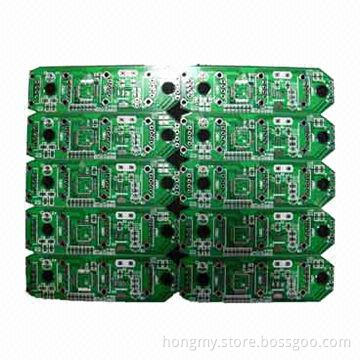 Double-sided PCB with 35um Copper Thickness, Green Solder Mask and HASL Surface Finish